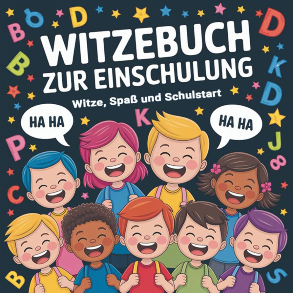 Witzebuch zur Einschulung: Witze, Spaß und Schulstart - Perfektes Geschenk für Kinder zum Lesen lernen in der Vorschule, Lustige Witze für Erstleser, Mädchen und Jungen Manga