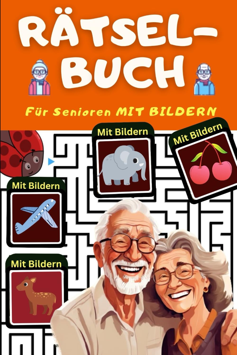 Rätselbuch für Senioren mit Demenz mit Bildern - über 50 Rätsel für Demenzkranke als Beschäftigung, Gedächtnistraining und Erinnerungshilfe: ... für Menschen mit Demenz - große Schrift Leisure & Fun