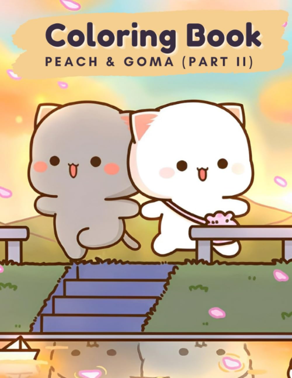 Peach Goma Coloring Book (Part II): For kids, girls, Cute gift, Fun and Cute Manga