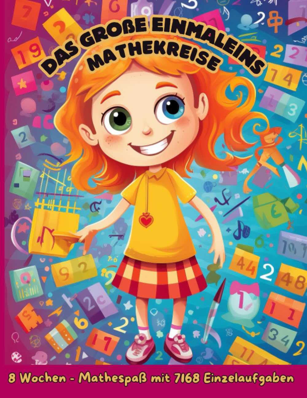 Das große Einmaleins - Mathekreise: 8 Wochen - Mathespaß mit 7168 Einzelaufgaben: 56 unterhaltsame Arbeitsblätter zum Meistern des großen 1x1 - Für Schüler ab Klasse 4 Mathematics