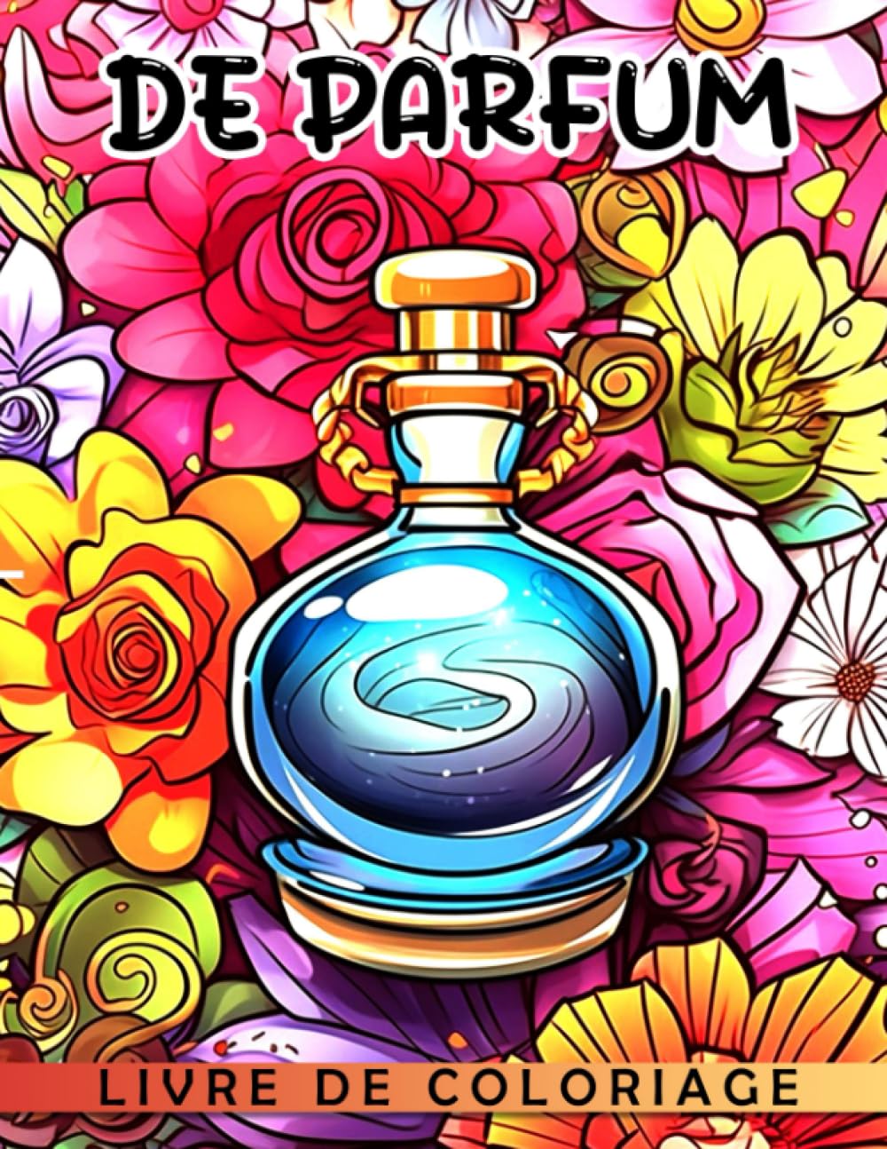 Livre de coloriage de parfums: 40 pages de coloriage adorables pour les amoureux de parfum pour se détendre et profiter book