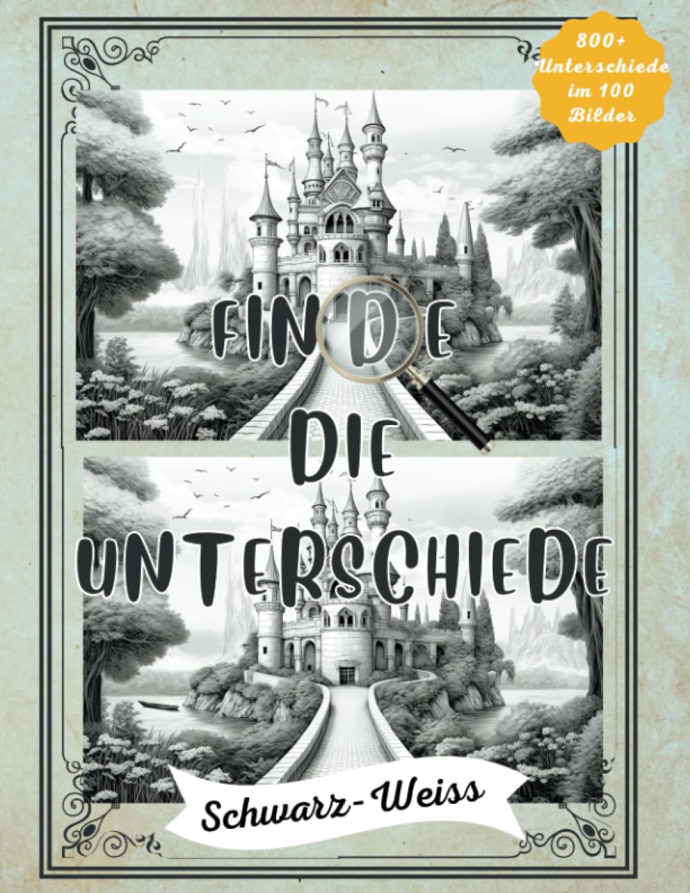 Finde die Unterschiede schwarz-Weiss: 800+ Unterschiede im 100 Bilder Leisure & Fun