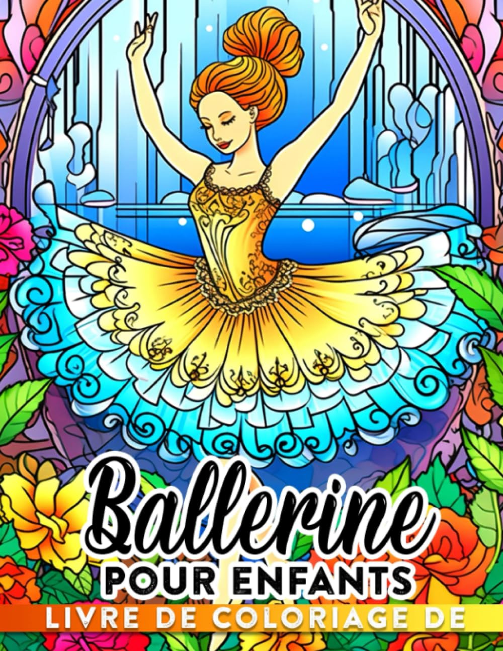 Livre de coloriage de ballerine pour enfants: 30 illustrations de danseuses pour les filles à colorier et à apprécier comme cadeau pour les anniversaires ou les occasions spéciales book