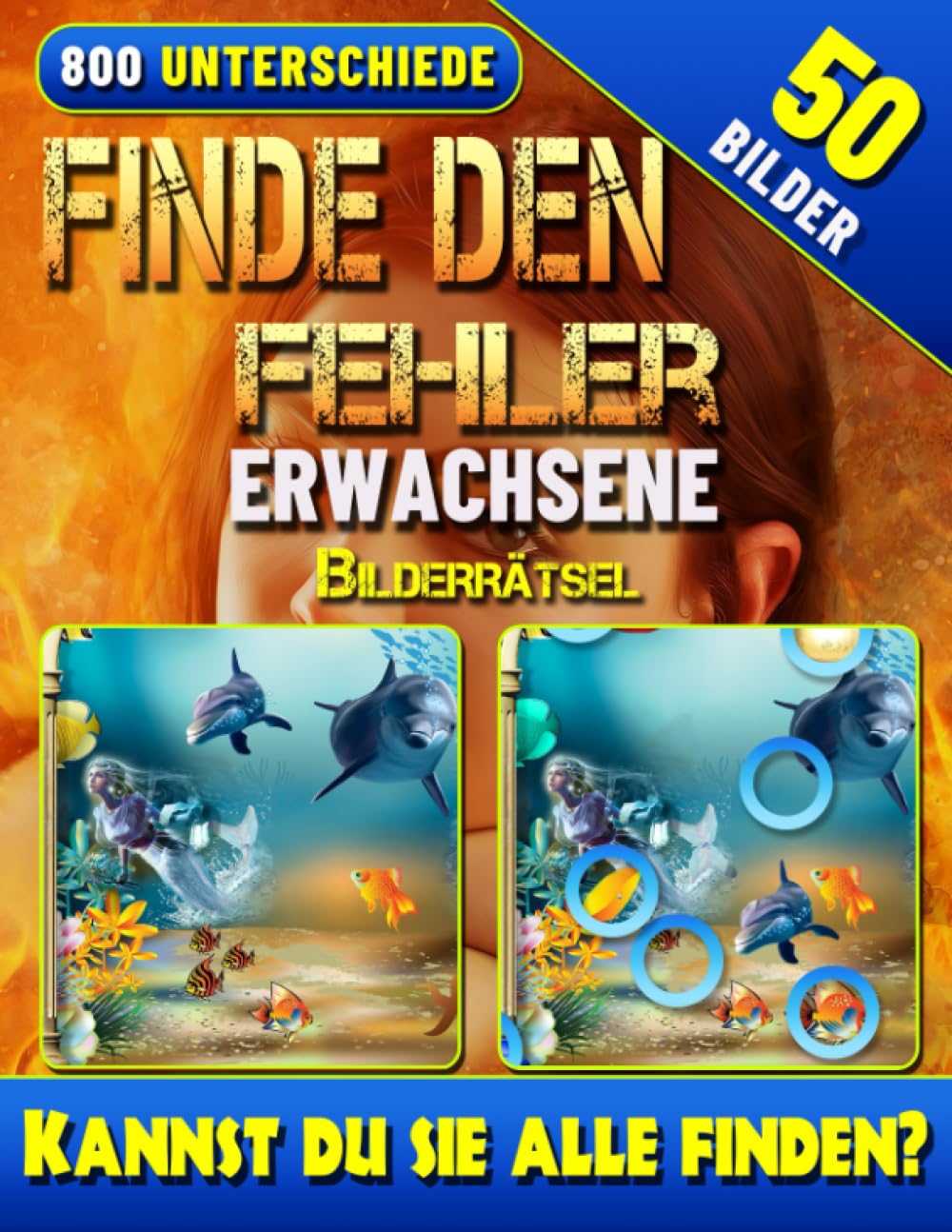 Finde den Fehler Erwachsene - Bilderrätsel: Buch Finde die Unterschiede. Suchbilder Rätsel. Umwerfender Spaß, Suche und finde Veränderungen! Leisure & Fun