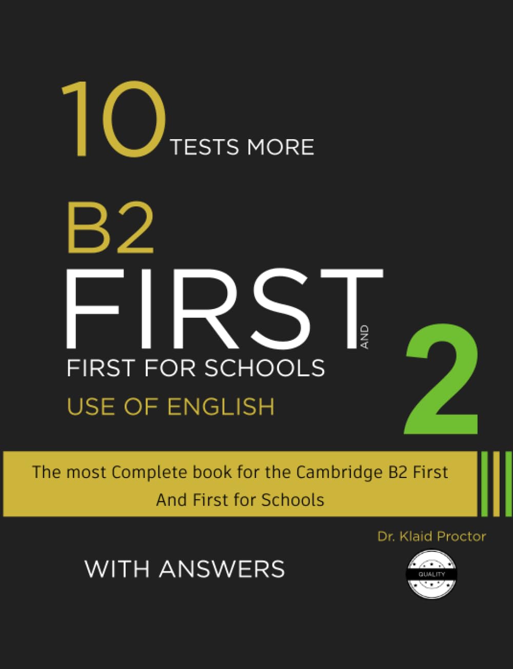 B2 FIRST Use of English: 10 Practice Tests more for the Cambridge exam: Cambridge B2 First and for schools Foreign Languages ​​& Dictionaries