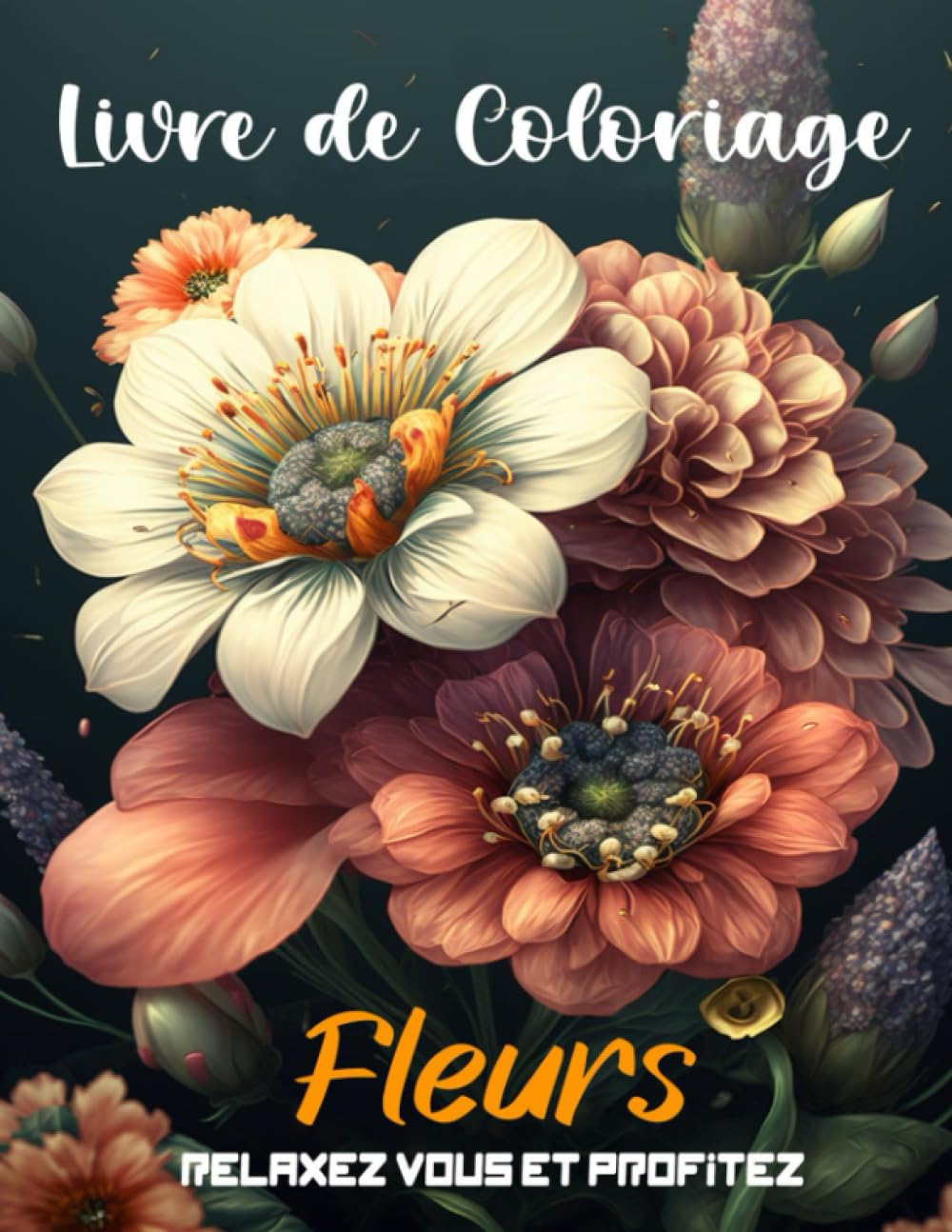 Fleurs Livre de Coloriage: Un livre de coloriage de fleurs - Détendez-vous et profitez book