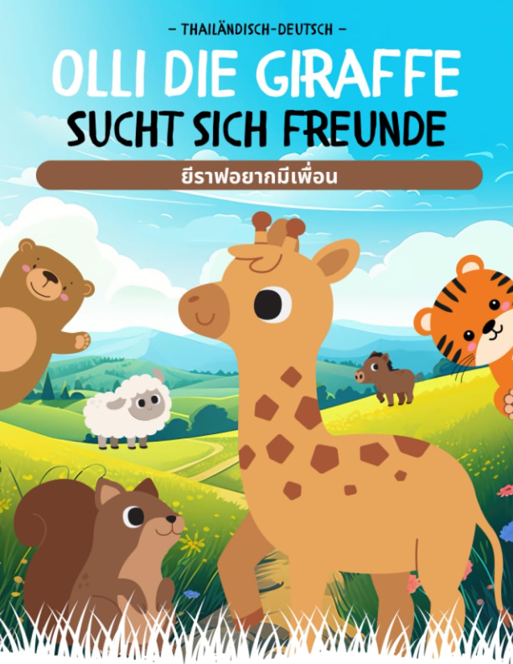 Olli die Giraffe sucht sich Freunde: Thai Kinderbuch auf Thailändisch und Deutsch, หนังสือนิทาน นิทานภาษาไทย Parents & Children
