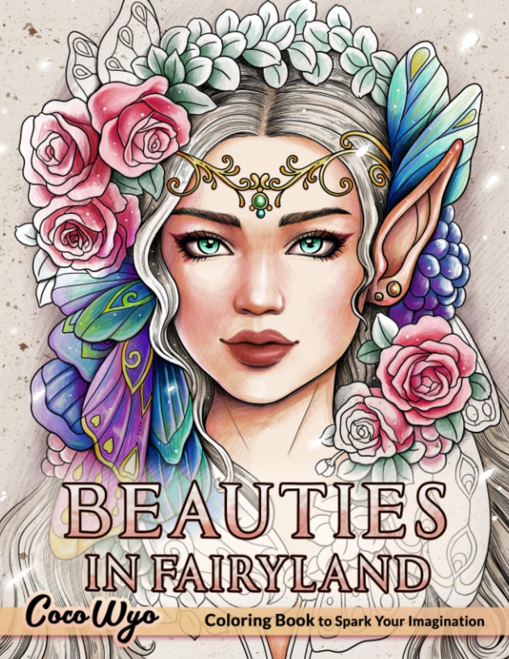 Beauties in Fairyland: Coloring Book for Women, Featuring Beautiful Illustration of Fairies, Hairstyles,... for Relaxation and Stress Relief Hobbies & Crafts