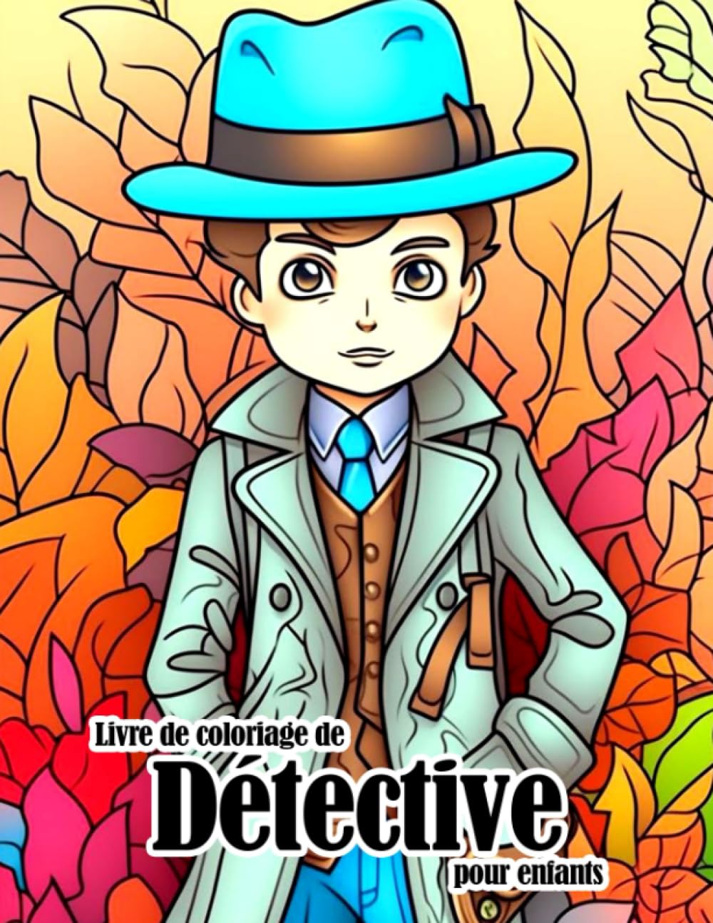 Livre de coloriage de détective pour enfants: Résolvez des crimes avec des pages à colorier de personnages pour enfants | 30 pages illustrées pour anniversaires cadeaux de Noël book