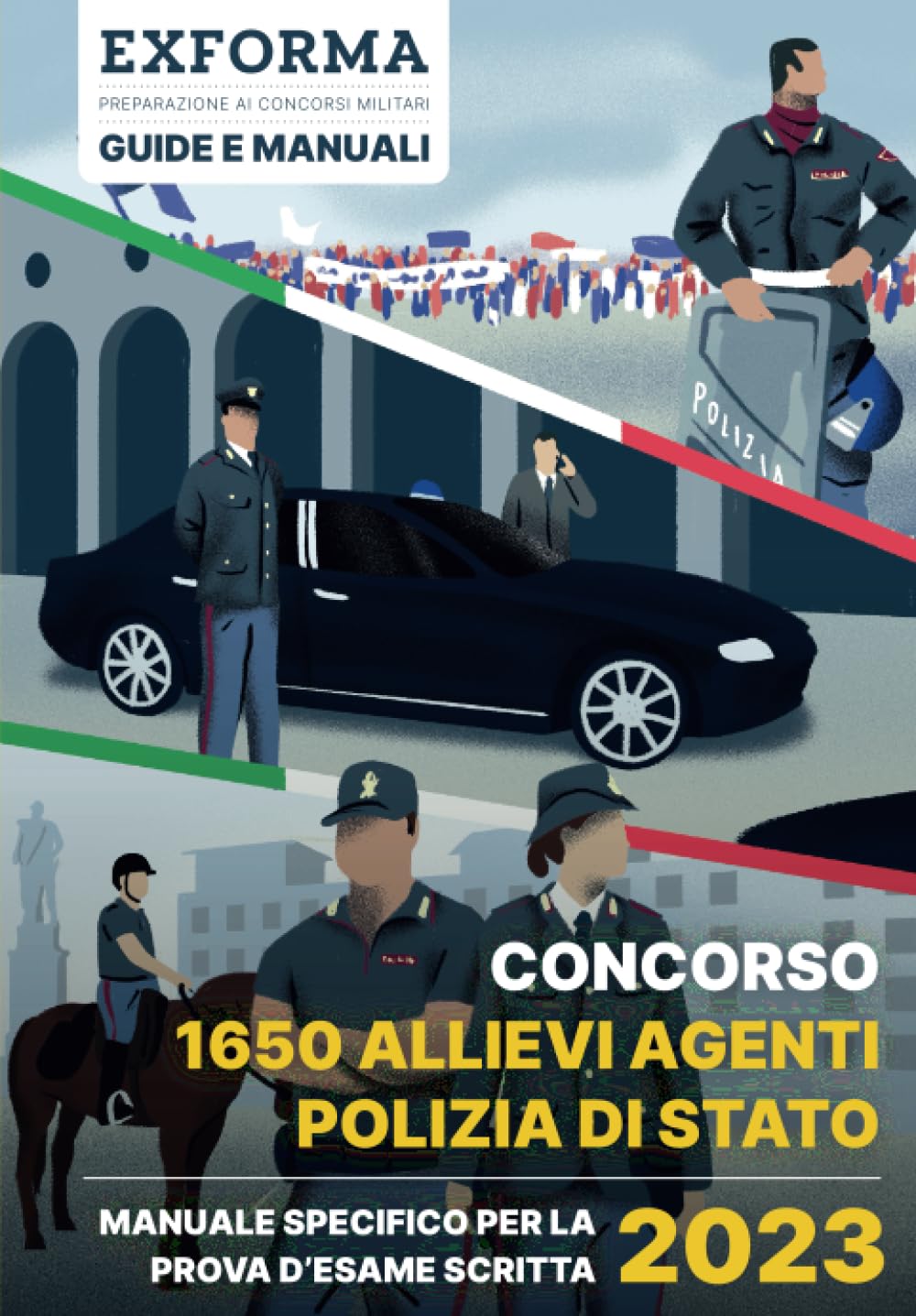 Concorso 1650 Allievi Agenti della Polizia di Stato: Manuale per la prova d'esame scritta book