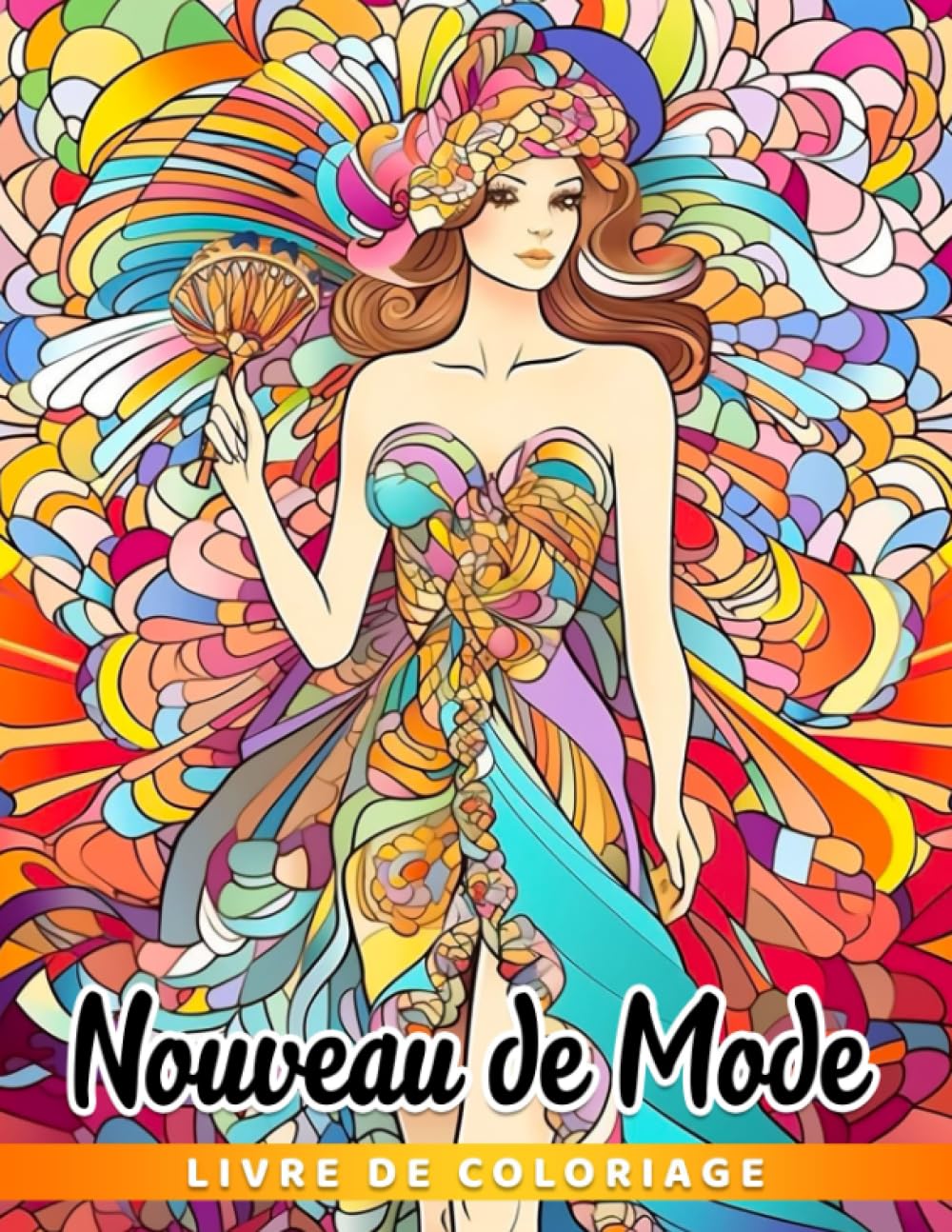 Nouveau livre de coloriage de mode: Belles styles et pages de coloriage d'ensembles cl book