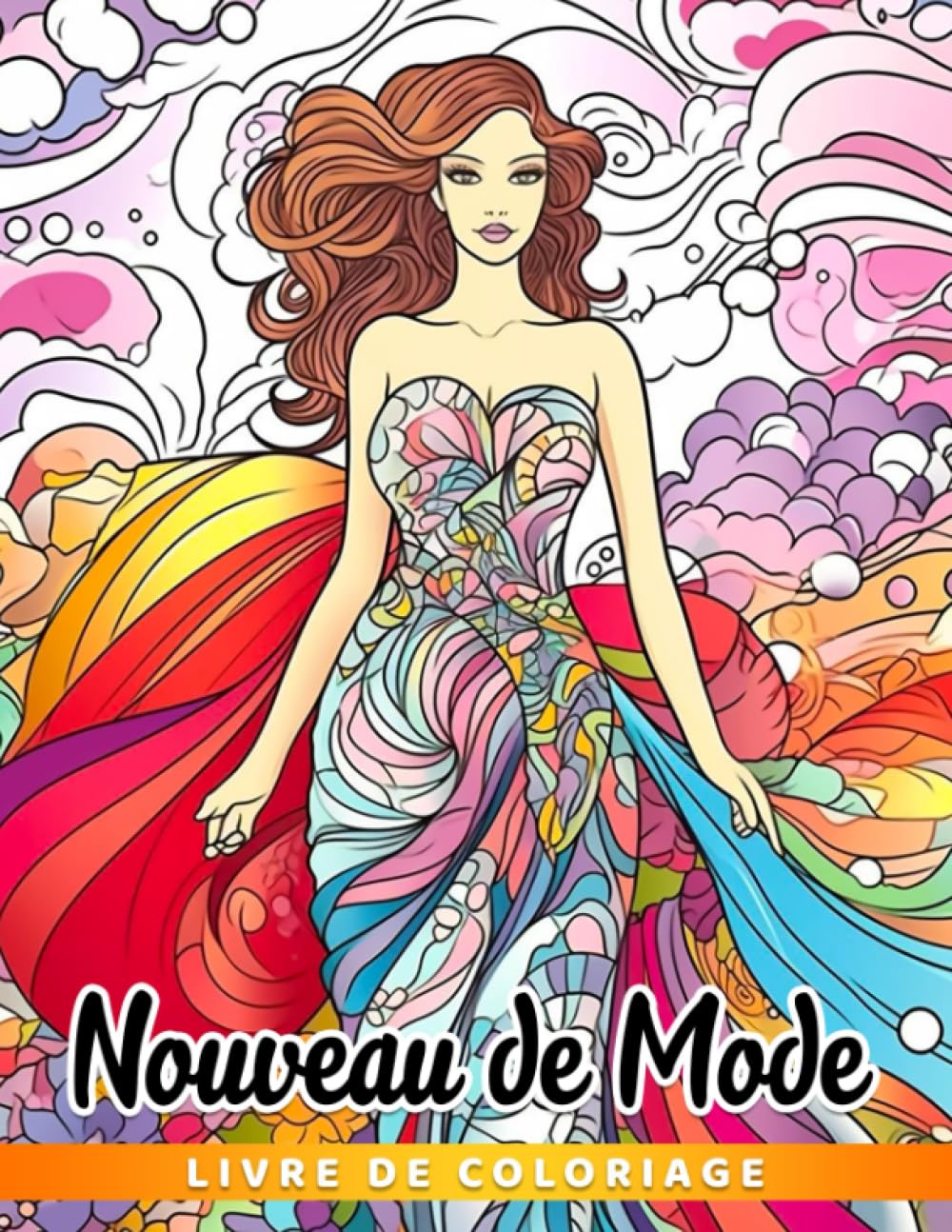Nouveau livre de coloriage de mode: Belles styles et pages de coloriage d'ensembles cl book