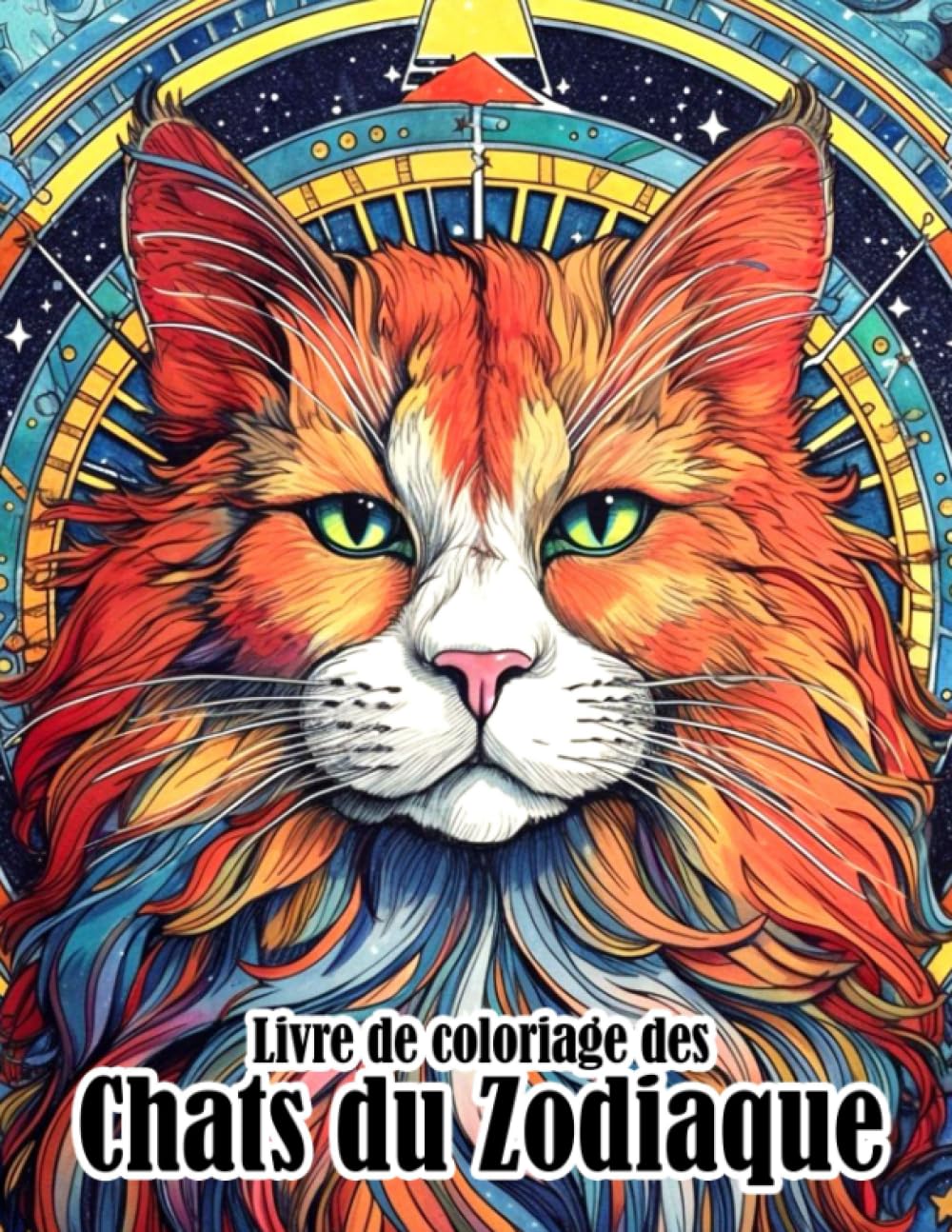 Livre de coloriage des chats du zodiaque: Pages de coloriage de chatons mignons avec constel book