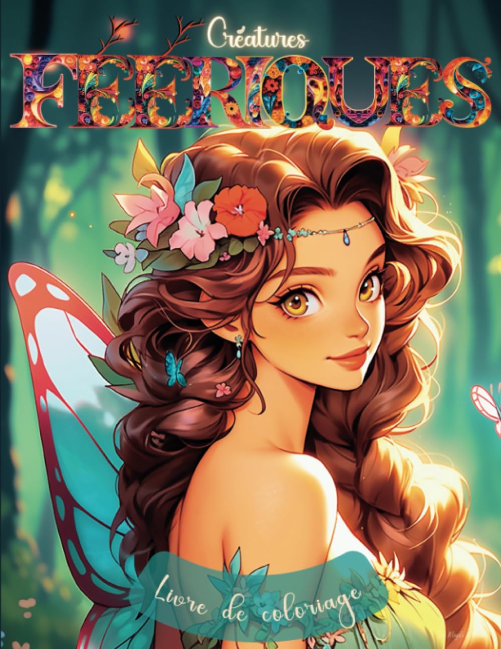 Livre de coloriage créatures féériques: Coloriage pour adultes, ados, enfants, fantasy et féérie créatures du monde fantastique et féérique | ... entières (Bienvenue dans un monde féérique) Hobbies & Crafts