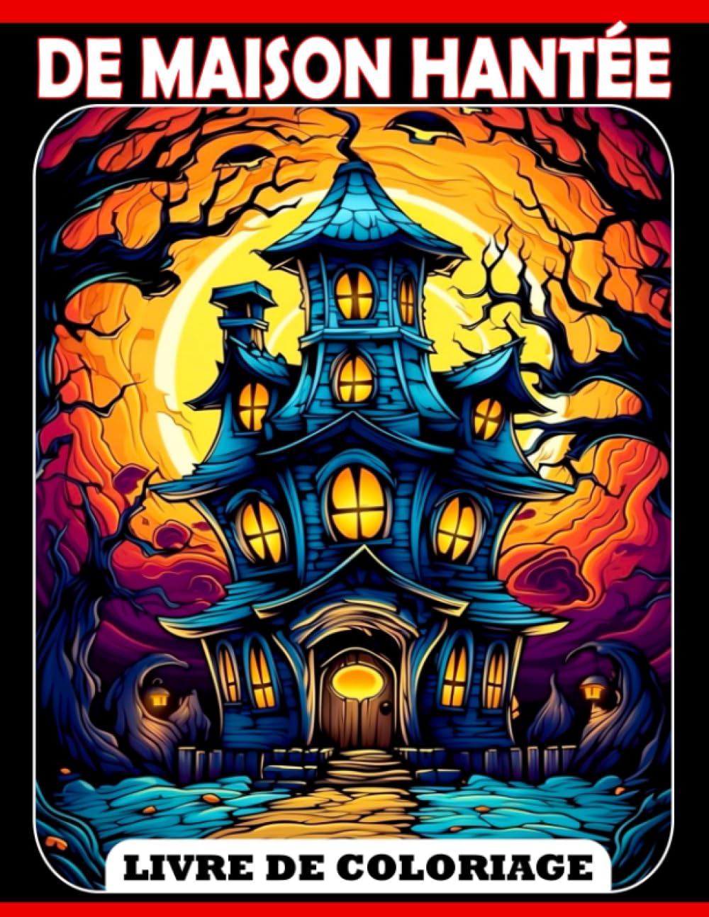 Livre de coloriage de maison hantée: Pages de coloriage de châteaux et de maisons d'hor book