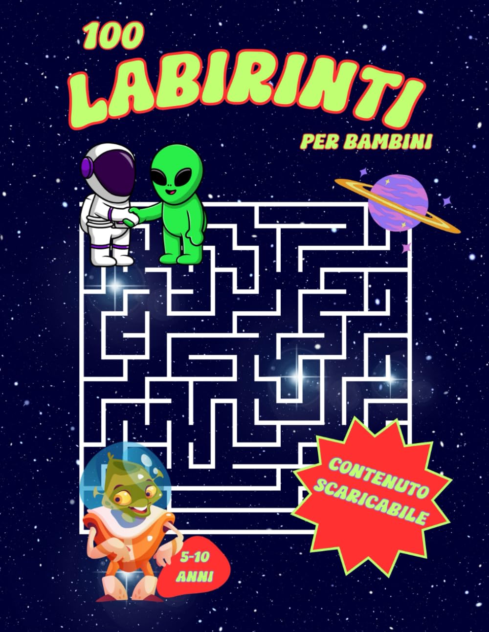 100 LABIRINTI PER BAMBINI: Labirinti Educativi per Bambini: Apprendere Giocando book