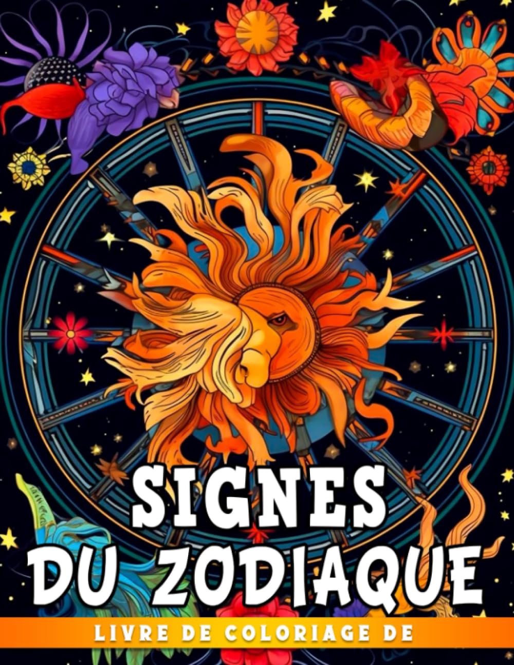 Livre de coloriage des signes du zodiaque: Découvrez le monde fascinant de l'astrologie avec 40 pages d'illustrations | Cadeau parfait pour les fans de coloriage et de détente de tous âges book