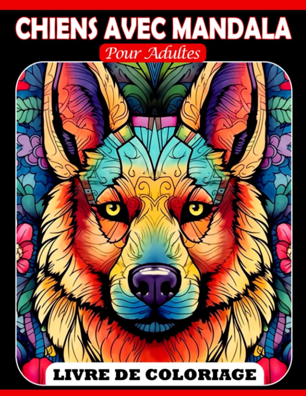 Chiens avec livre de coloriage mandala pour adultes.: 30 pages de coloriage de mandalas de chiens pour hommes et femmes | Cadeaux pour colorier et s'amuser lors d'occasions spéciales book