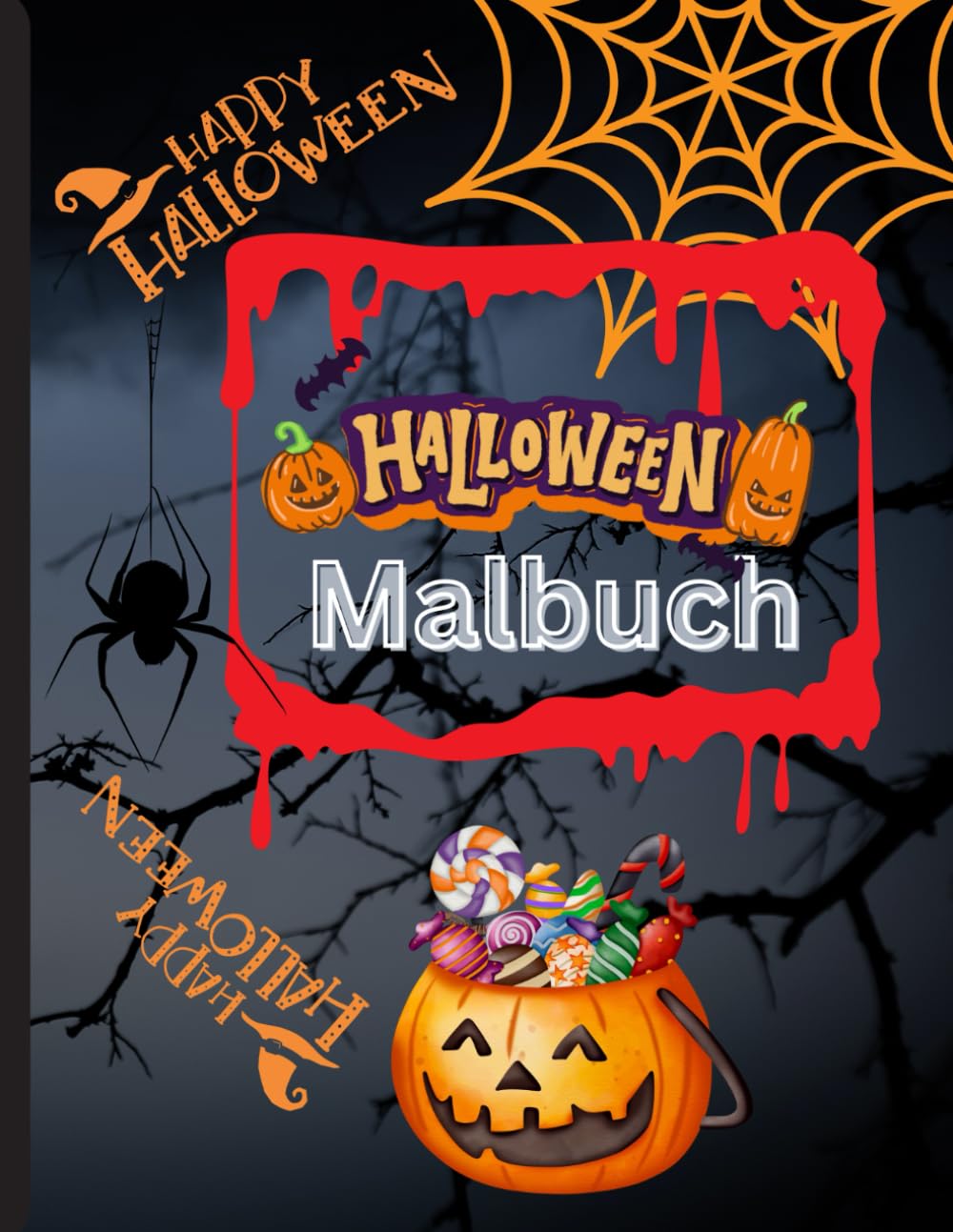 Halloween Malbuch: Ausmalbuch für Kreative, 48 schaurig schöne Ausmalbilder, Gruseliger Halloween Spass Hobbies & Crafts