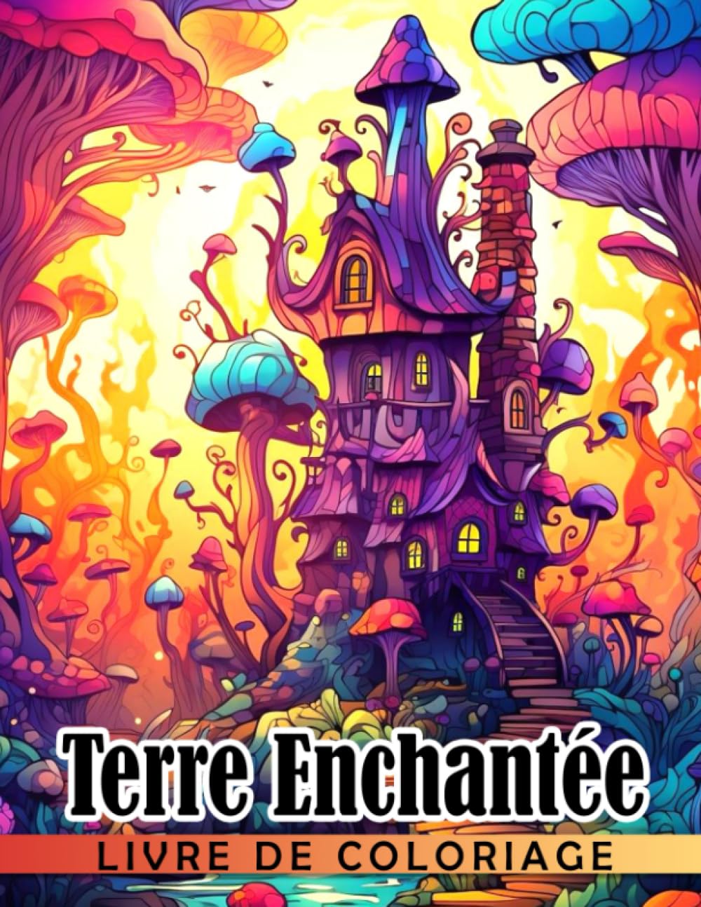 Livre de coloriage Terre Enchantée: Pages de coloriage incroyables avec un monde fanta book