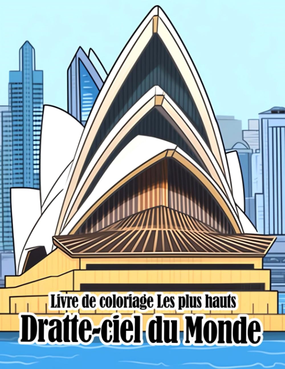 Livre de coloriage Les plus hauts gratte-ciel du monde: Un livre de coloriage amusant et éducatif pour les 10-14 ans book