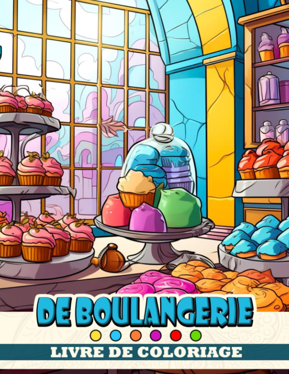 Livre de coloriage de boulangerie: Incroyables pages de coloriage présentant de magni book
