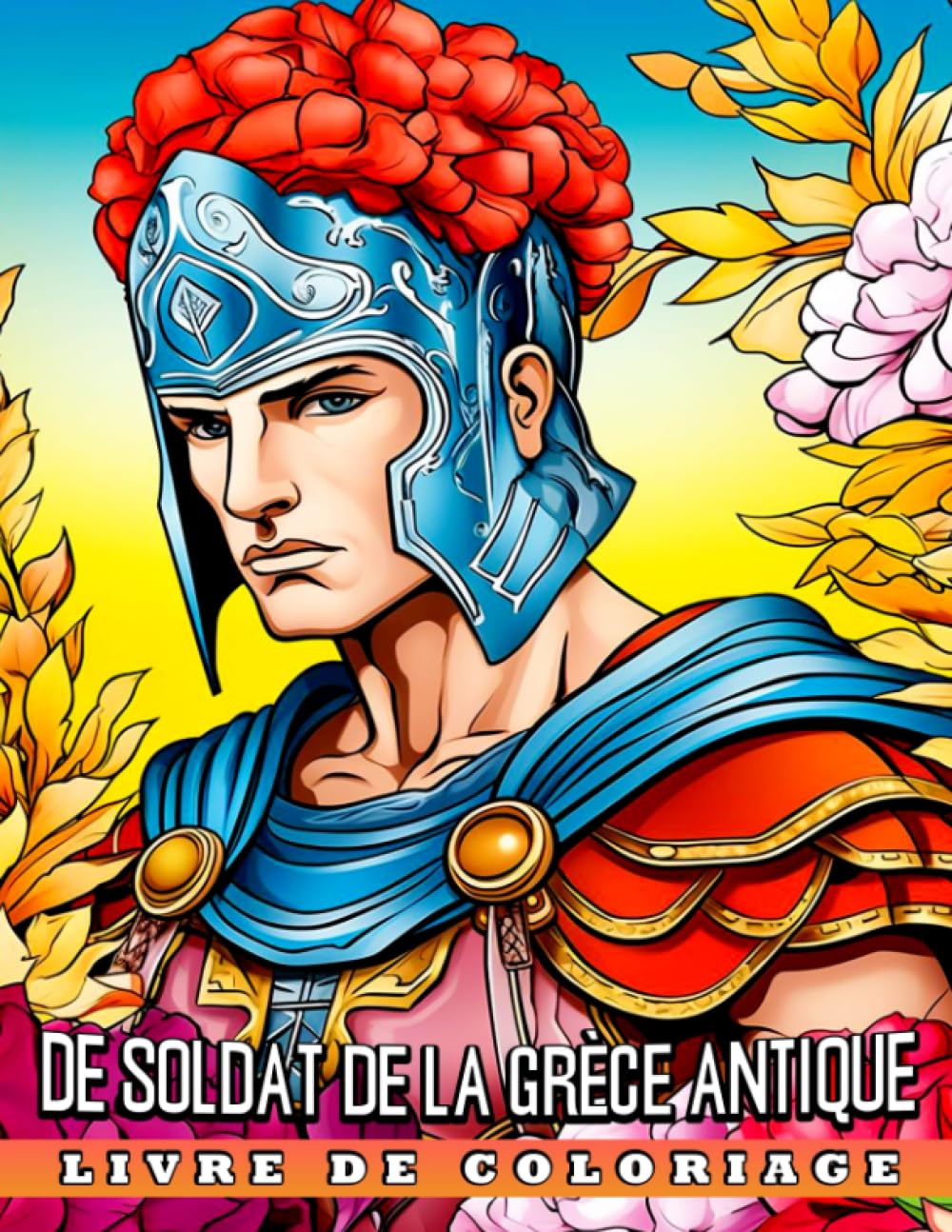 Livre de coloriage de soldat de la Grèce antique: Un livre utile pour stimuler la créativité et en a book