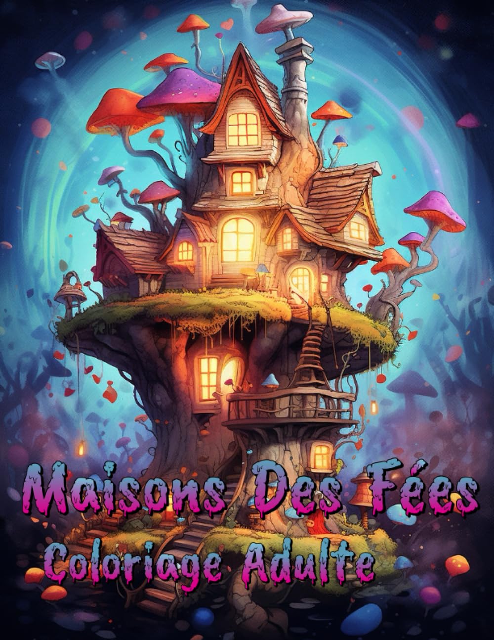 Coloriage Adulte Maisons Des Fées: +50 Maisons féeriques fantastiques pour adultes et adolescents, enfants, meilleur cadeau pour les amateurs de fées, rempli de scènes fantaisistes complexes book