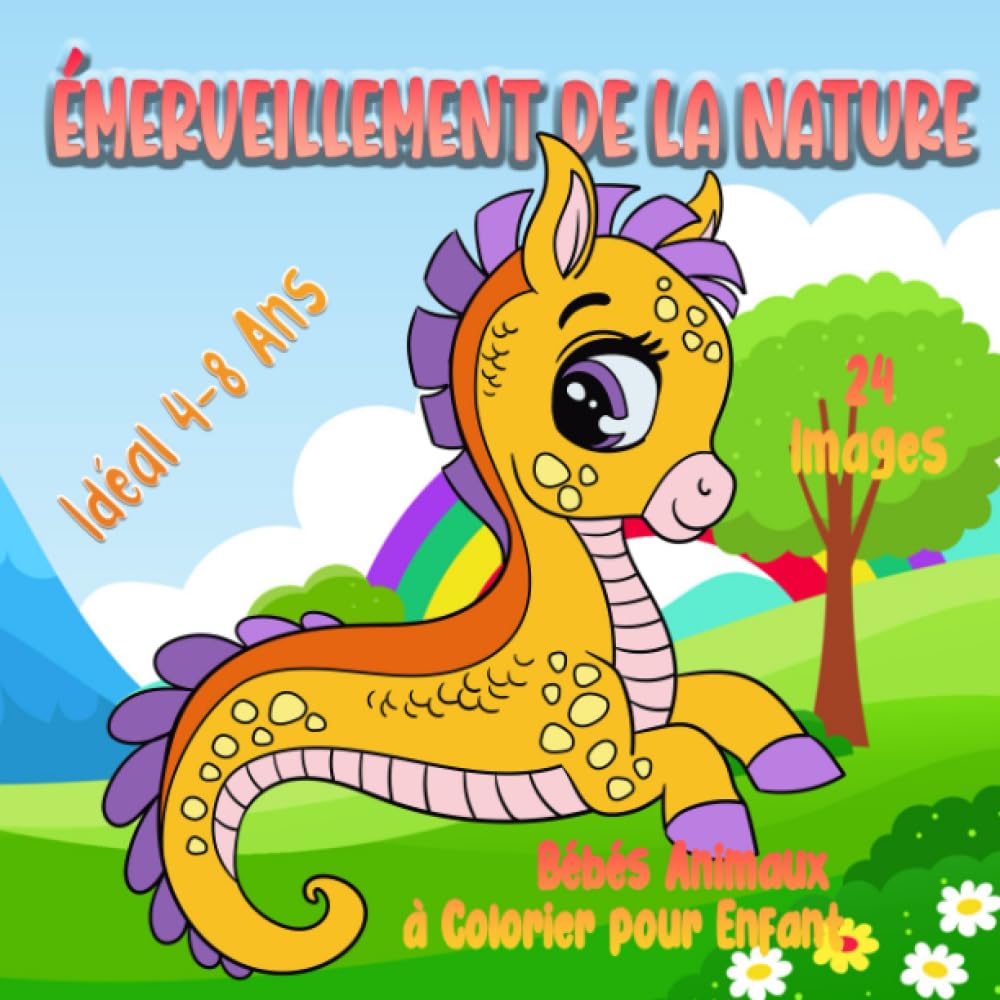 Émerveillement de la Nature: Bébés Animaux à Colorier pour Enfant, 4-8 Ans book