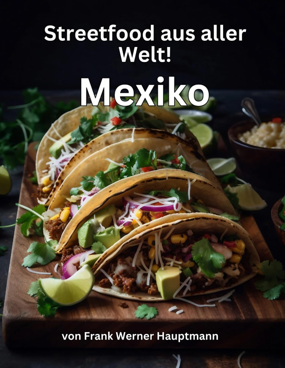 Streetfood aus aller Welt - Mexico: Lernen Sie im Rahmen unserer kulinarischen Weltreise in Band 1 die 25 beliebtesten mexikanischen Streetfood Rezepte selbst zuhause zu kochen! Cooking & Enjoying