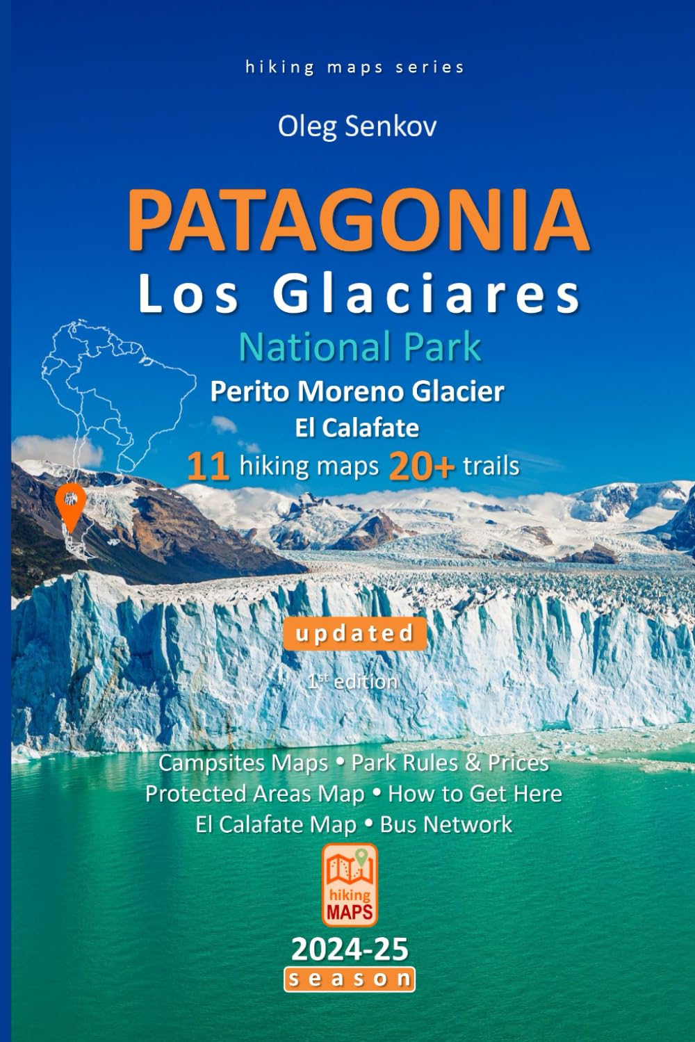 PATAGONIA, Los Glaciares National Park, Perito Moreno Glacier, El Calafate, hiking maps Leisure, Home & Garden