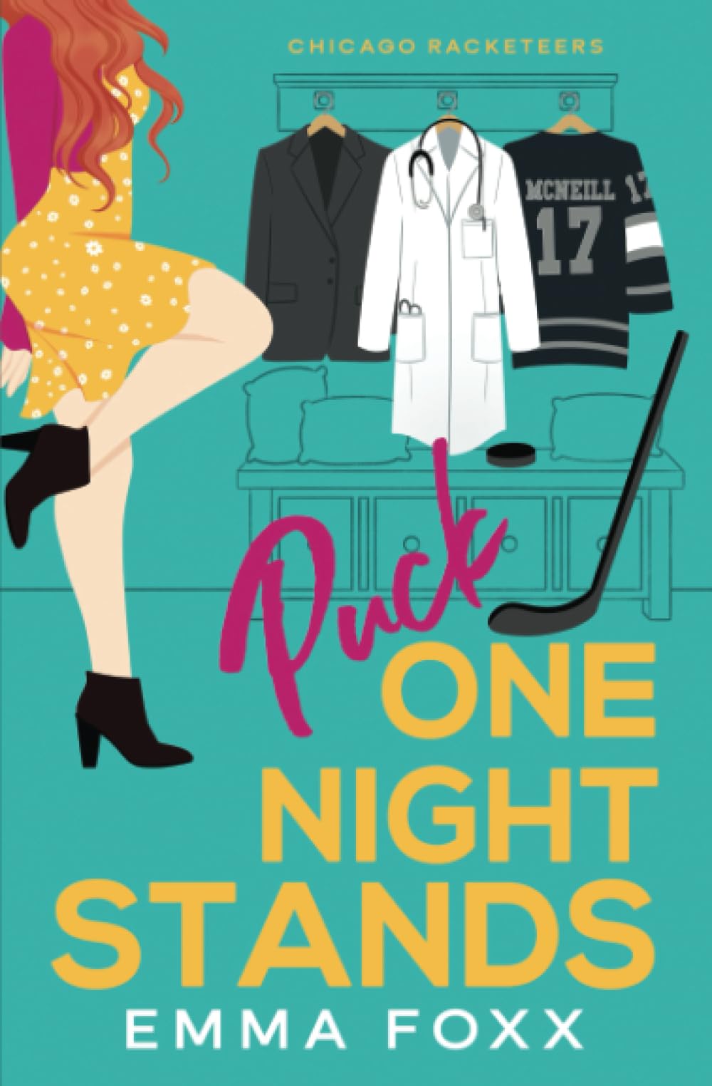 Puck One Night Stands: a grumpy-sunshine, best friend's brother hockey rom com (Chicago Racketeers, Band 1) Contemporary Romance