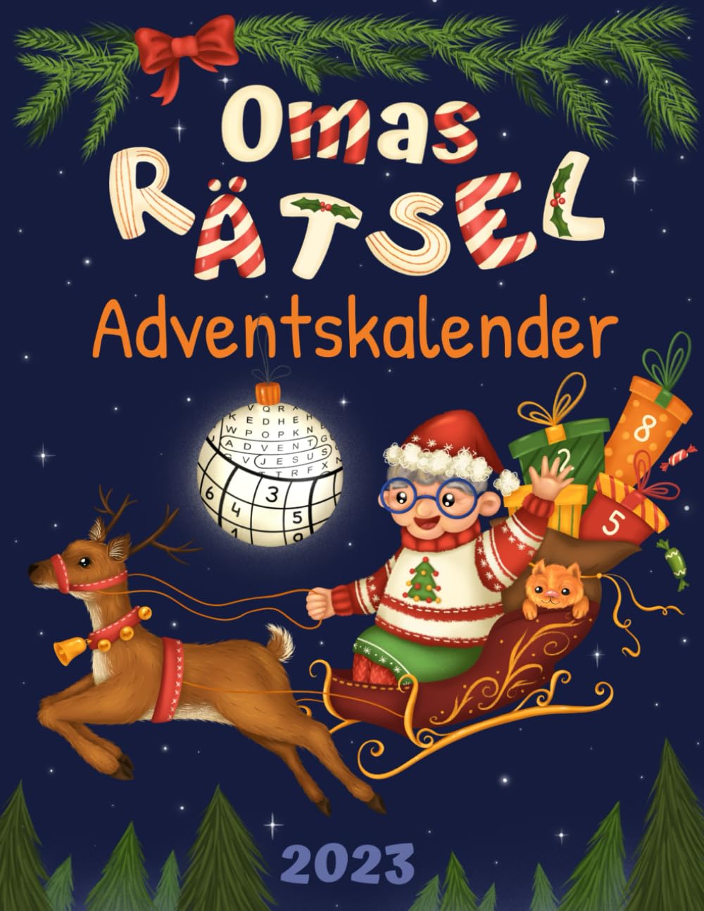 Omas Rätsel Adventskalender 2023: Senioren Adventskalender für Oma mit 72 Rätseln in großer Schrift inkl. Sudoku, Kreuzwort- & Wortsuchrätseln Lifestyle