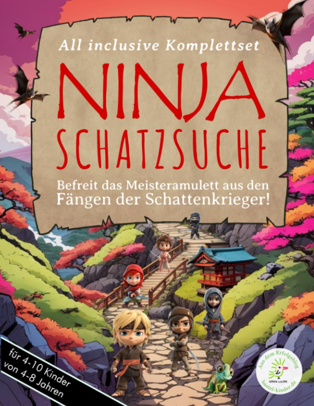 Ninja-Schatzsuche: Befreit das Meisteramulett aus den Fängen der Schattenkrieger! - Deine perfekt vorbereitete Schnitzeljagd für einen unvergesslichen ... Aufgaben, Tipps u. Tricks zur Vorbereitung!) Non-fiction
