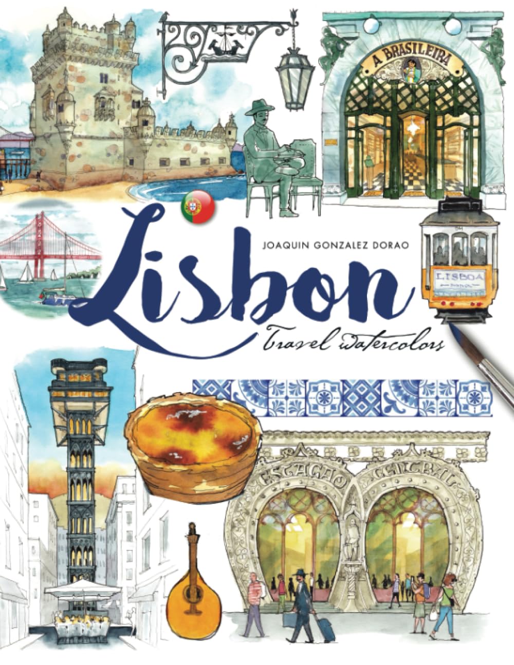 Lisbon Travel Watercolors Travelogues