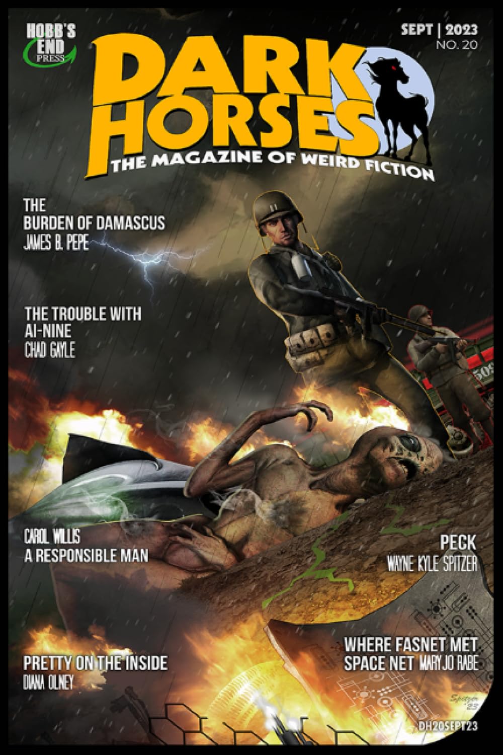Dark Horses: The Magazine of Weird Fiction No. 20: September 2023 (Dark Horses Magazine, Band 20) Contemporary literature