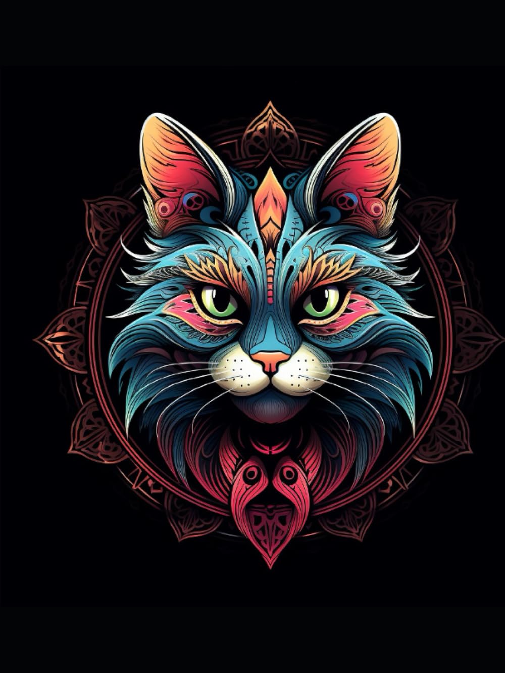 Coloringbook for Adults - Cats / Malbuch für Erwachsene - Katzen: Malbuch für Erwachsene mit 50 Katzenarten in Mandala-Stil Hobbies & Crafts