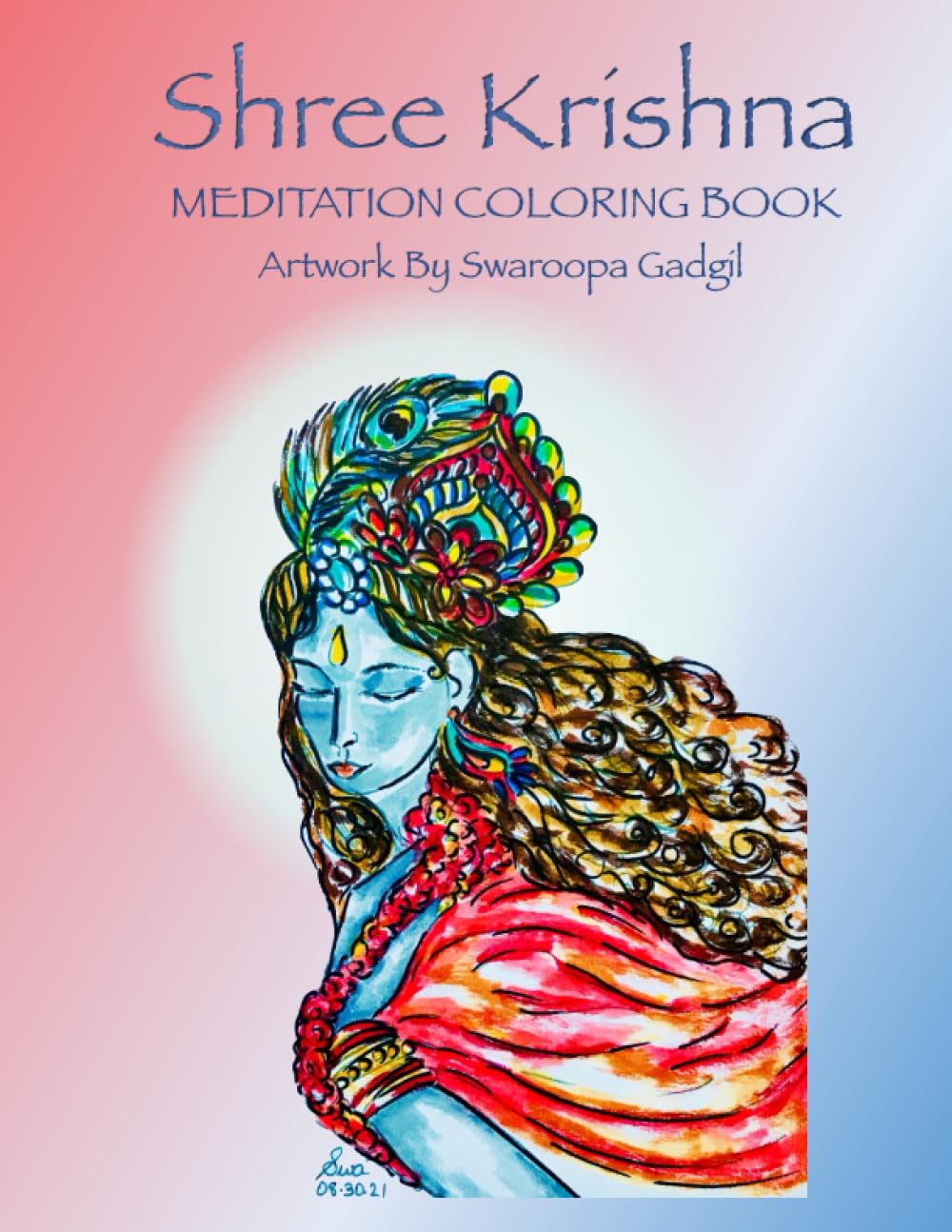Shree Krishna Meditation Coloring Book: Indian God book