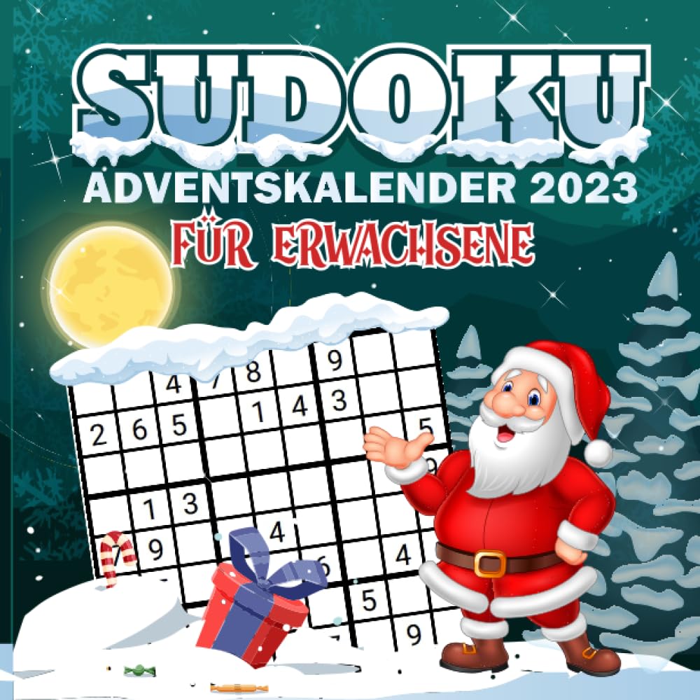 Sudoku Adventskalender für Erwachsene: Weihnachtskalender 2023 mit Sudokus von leicht bis Schwer für Männer und Frauen book