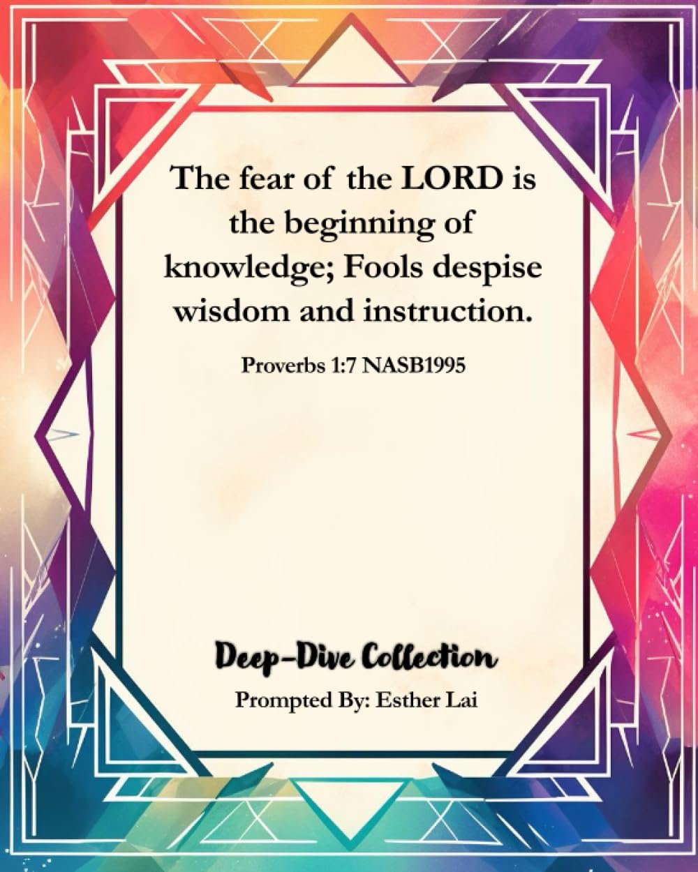 Proverbs 1:7 Books