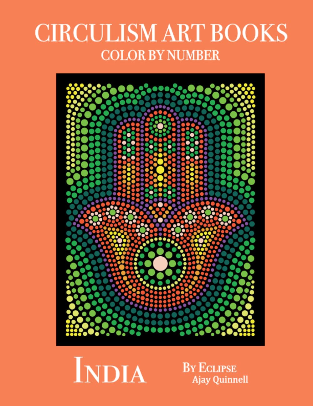 India - Color By Number Circulism Book : Standard paper edition Home & Household