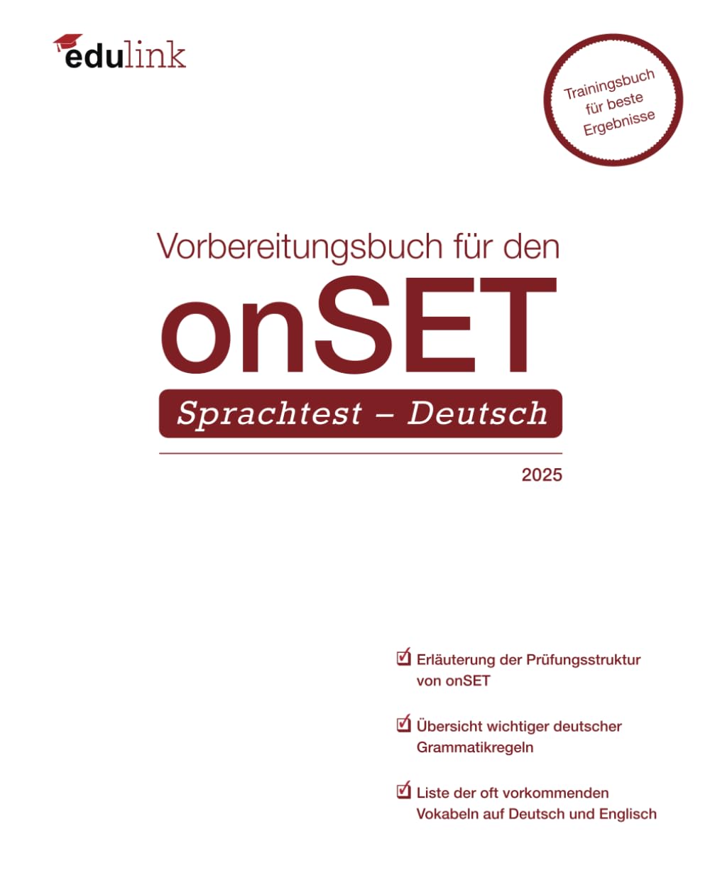 Vorbereitungsbuch für den onSET Sprachtest – Deutsch Business, Finance & Career