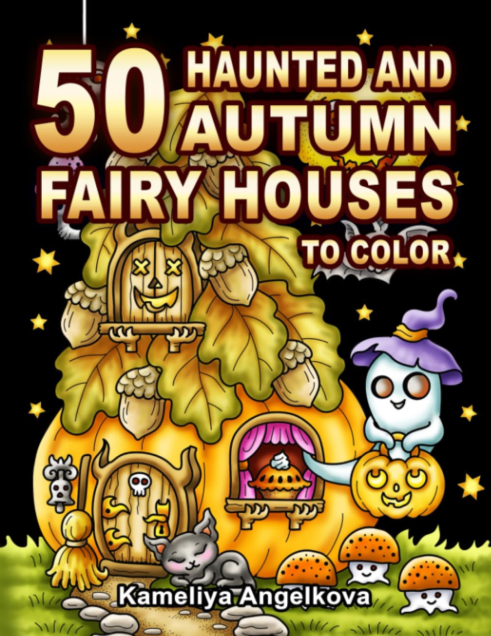 50 Haunted and Autumn Fairy Houses to Color Hobbies & Crafts