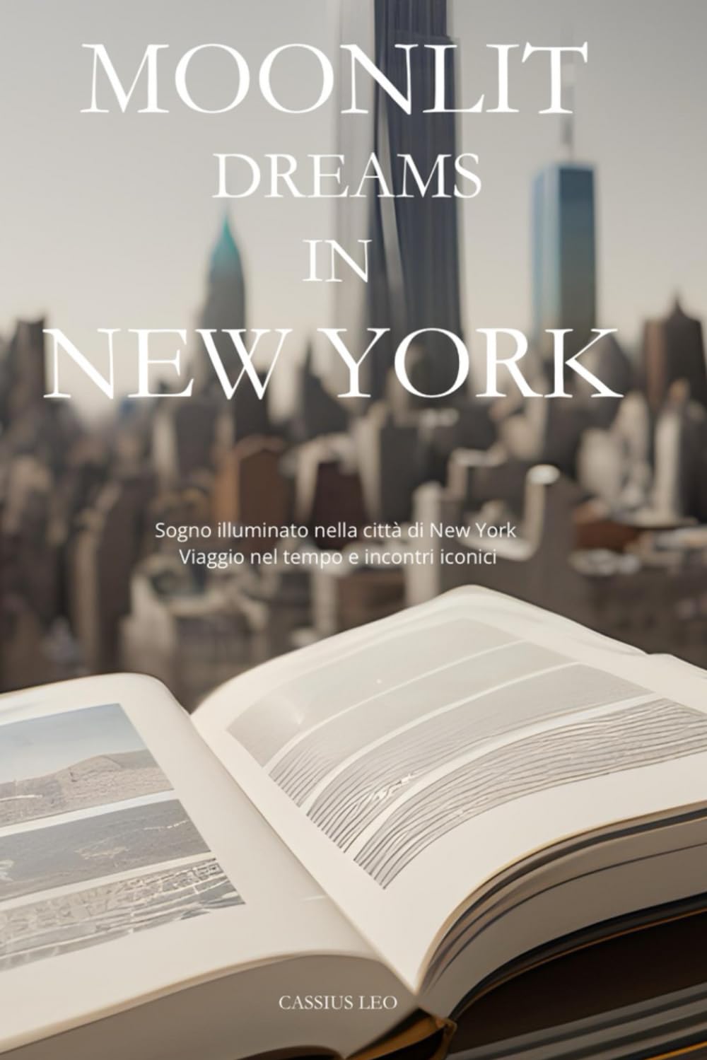 Moonlit Dreams in New York: Sogno Illuminato nella Città di New York: Viaggio nel Tempo e Incontri Iconici book