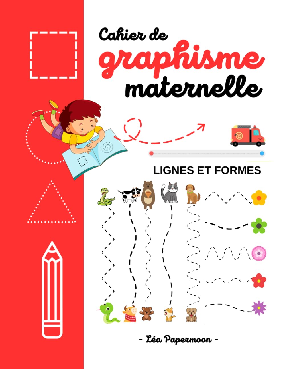 Cahier graphisme maternelle: Apprendre à tracer des lignes et des formes / cahier d’activités pour les enfants de 2 à 5 ans book