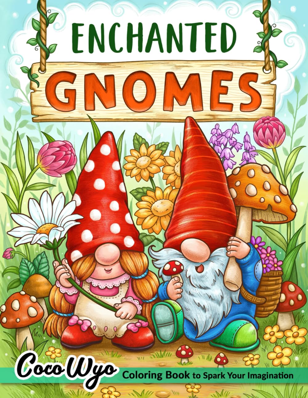 Enchanted Gnomes: Fantasy Coloring Book for Adults with Adorable Gnome Illustrations for Stress Relief and Relaxation Film, Art & Culture