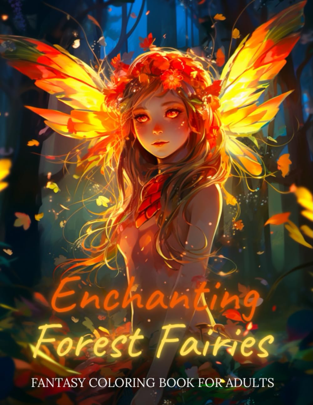 Enchanting Forest Fairies Coloring Book For Adults: Grayscale Mystical Woodland Nymphs - Relaxation, Mindfulness, Magical Flowers, and Fantasy Nature Patterns Film, Art & Culture