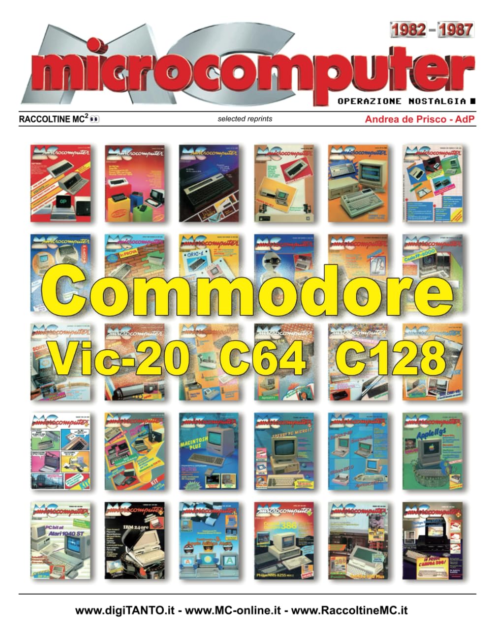 #RaccoltineMC - Commodore Vic-20, C64, C128: Selected reprints from MCmicrocomputer Computer Science