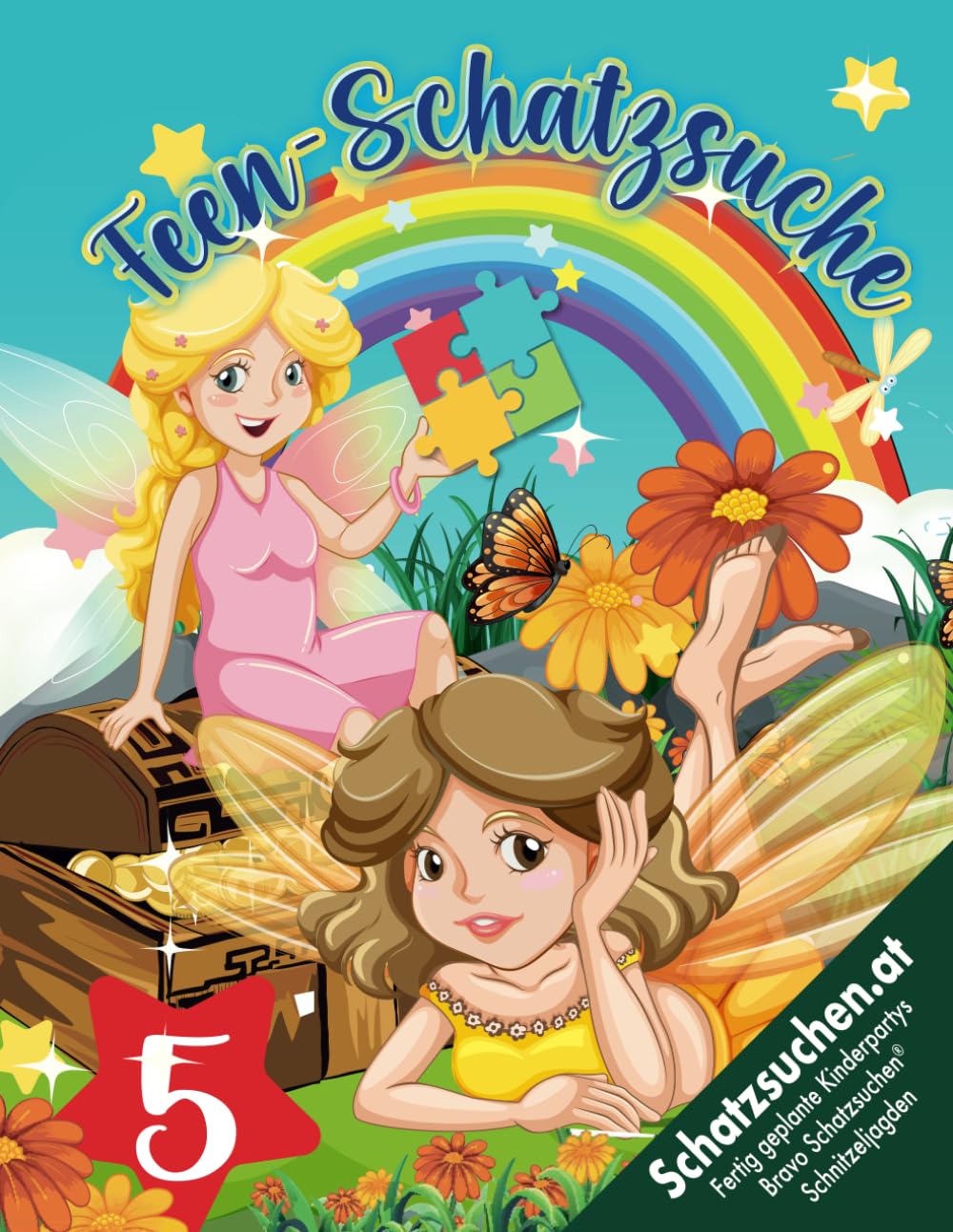 Feen Regenbogen Schatzsuche Kindergeburtstag ab 5 Jahren: Eine Schnitzeljagd voller Magie & Überraschungen. Begib dich mit der Zauberfee auf die Suche nach dem Schatz. (Bravo Schatzsuche) Tiptoi & Games