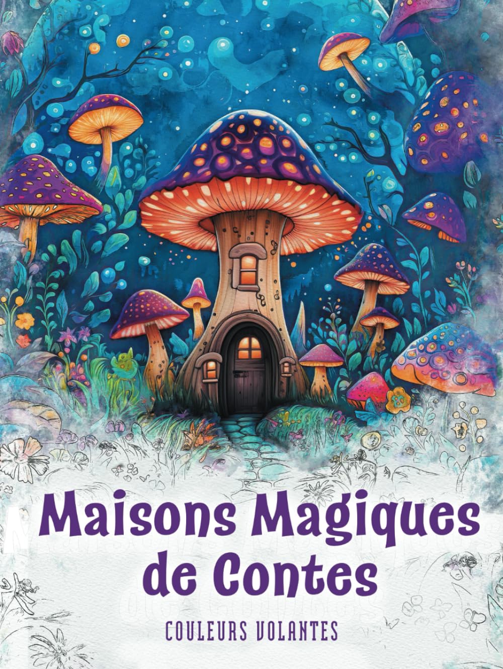 Maisons magiques de contes: Le livre de coloriage enchanteur avec des domaines féeriques - des heures de coloriage créatives et relaxantes pour adultes et adolescents book